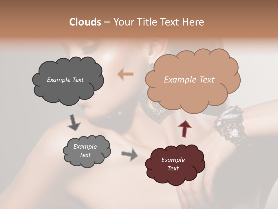 Girl Attractive Lady PowerPoint Template