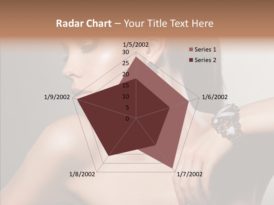 Girl Attractive Lady PowerPoint Template