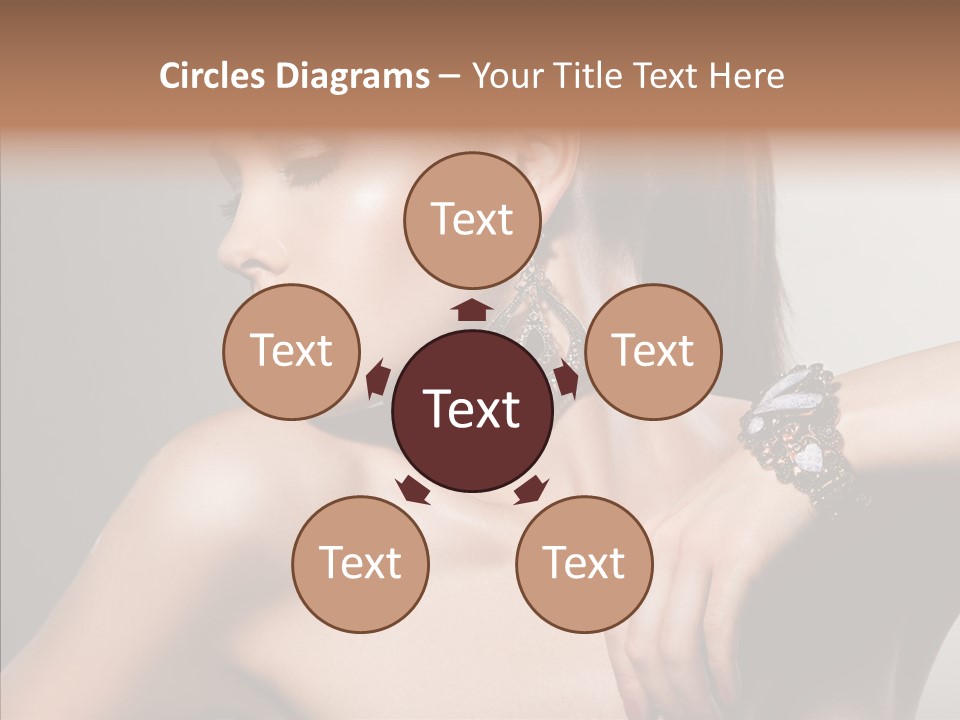 Girl Attractive Lady PowerPoint Template