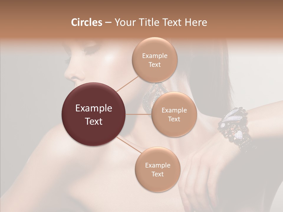 Girl Attractive Lady PowerPoint Template