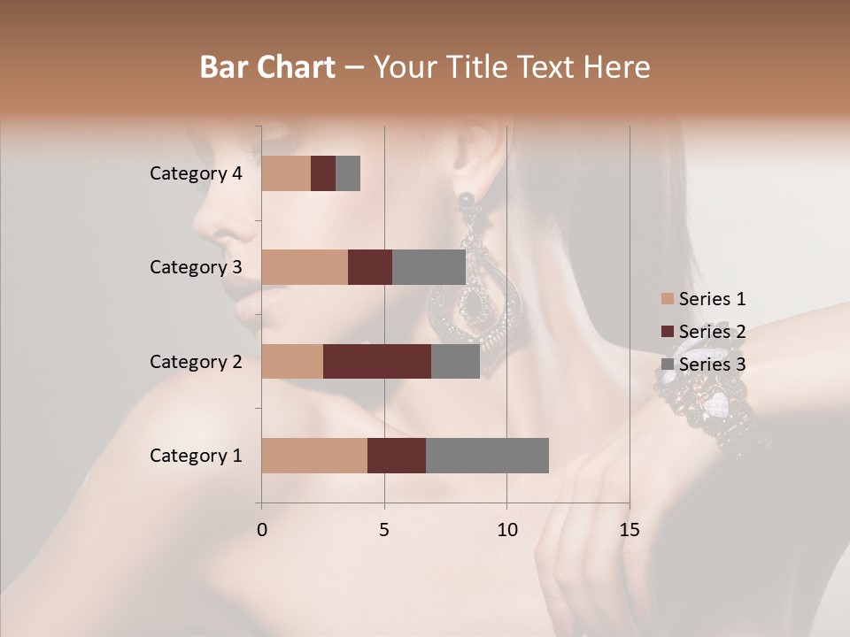 Girl Attractive Lady PowerPoint Template