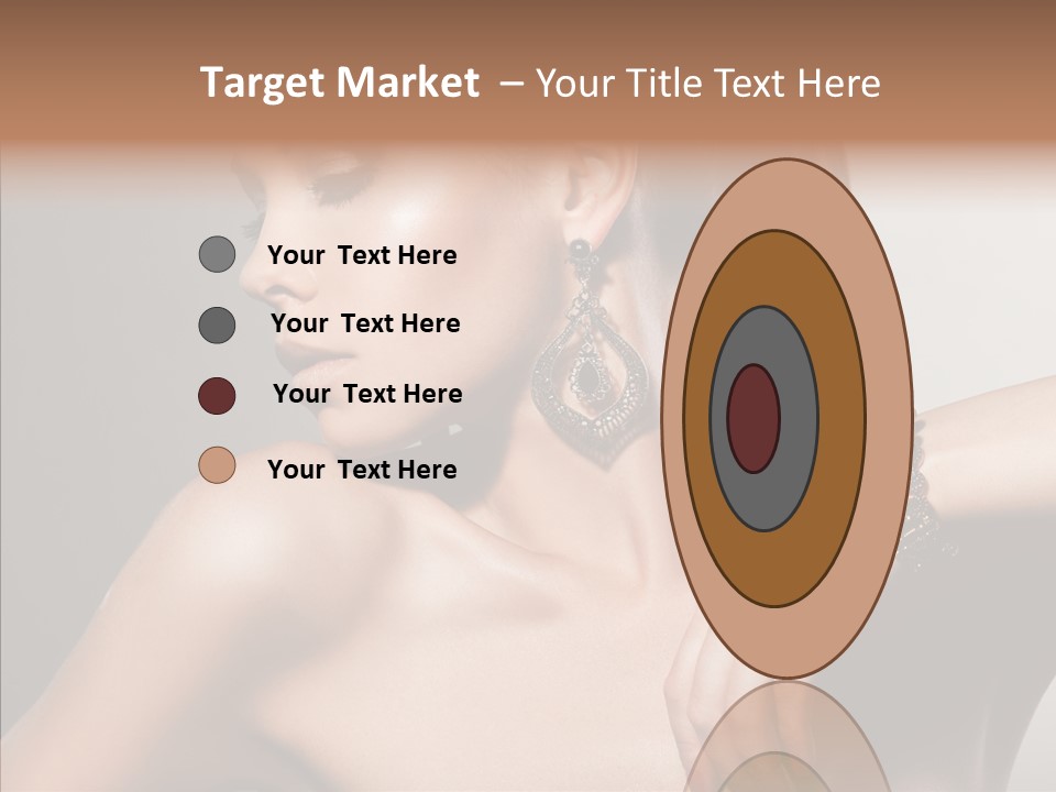 Girl Attractive Lady PowerPoint Template