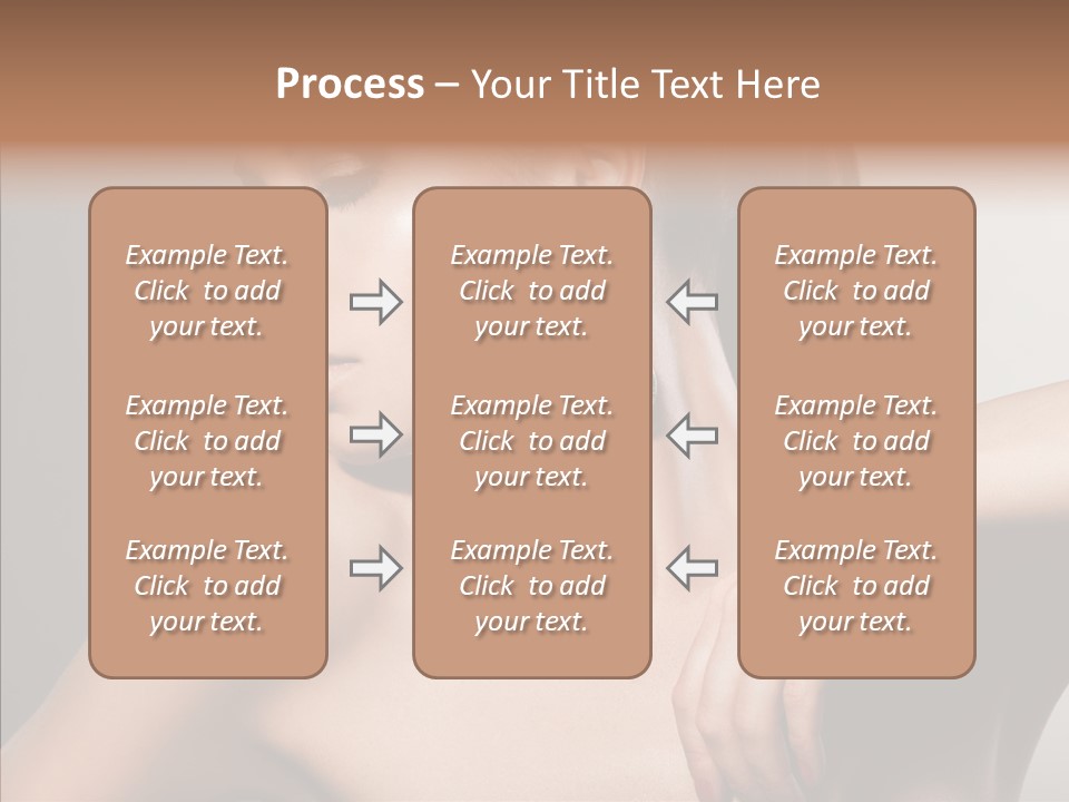Girl Attractive Lady PowerPoint Template