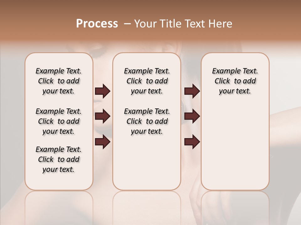 Girl Attractive Lady PowerPoint Template