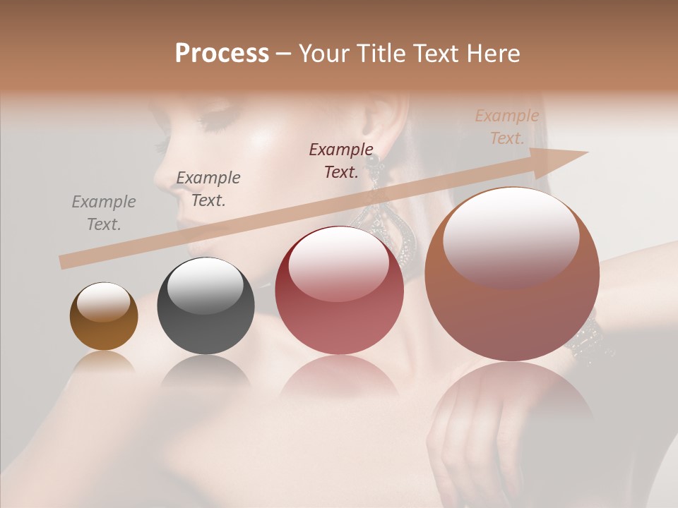 Girl Attractive Lady PowerPoint Template