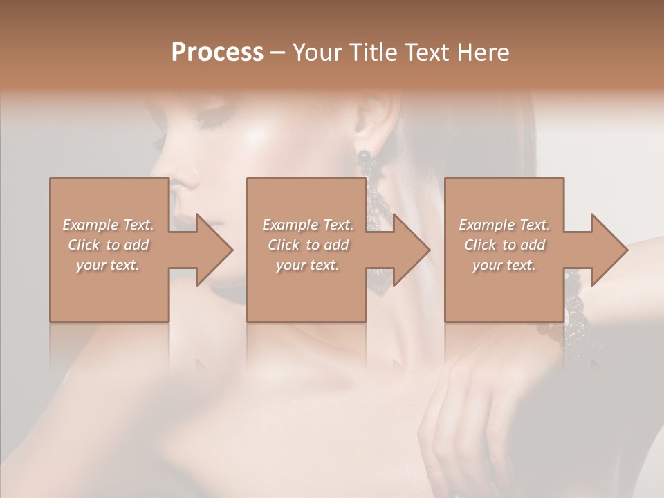 Girl Attractive Lady PowerPoint Template