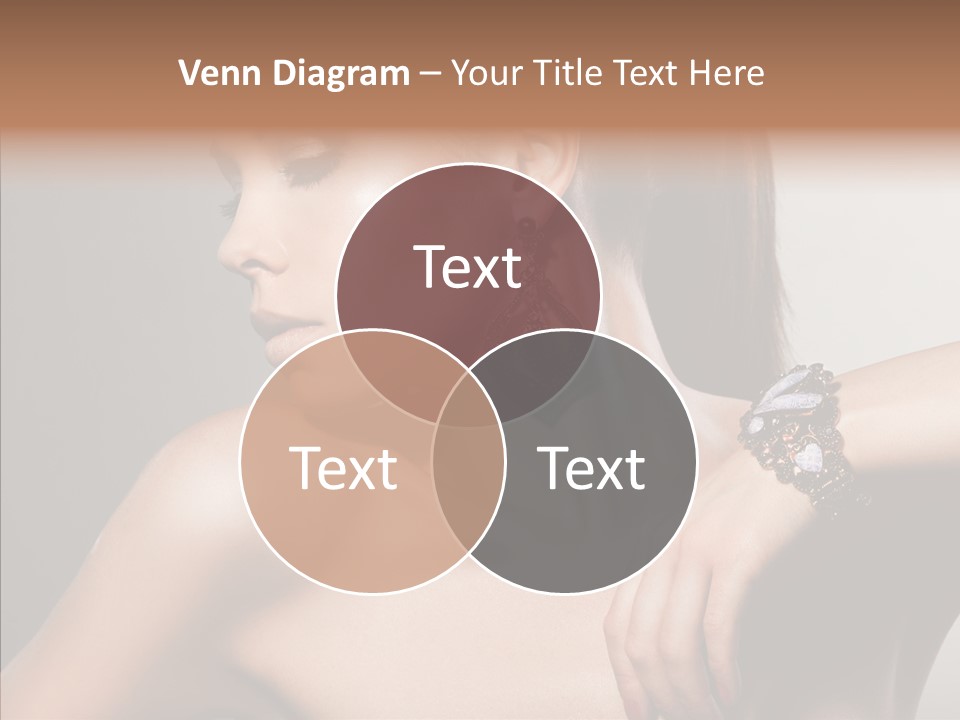 Girl Attractive Lady PowerPoint Template