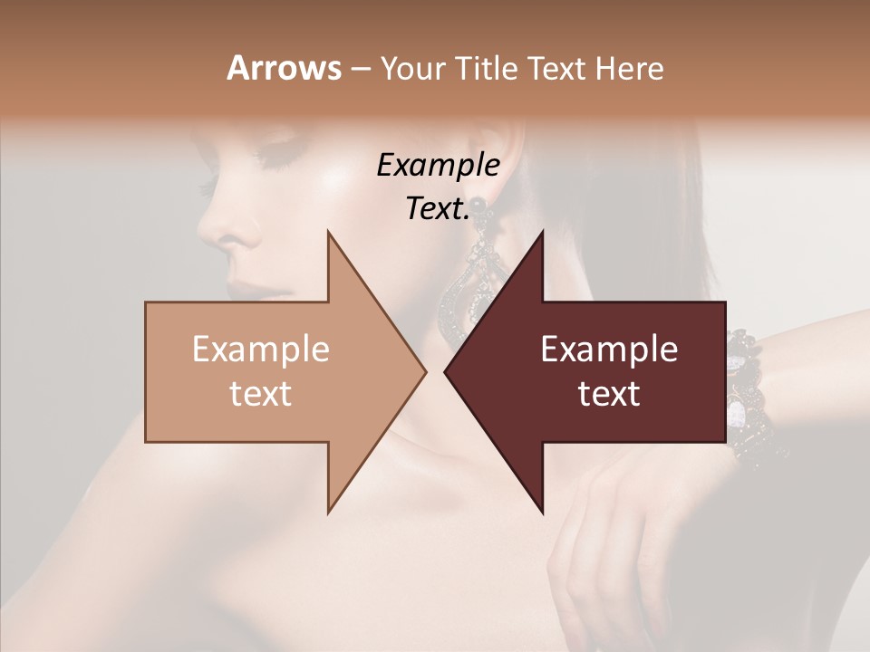 Girl Attractive Lady PowerPoint Template