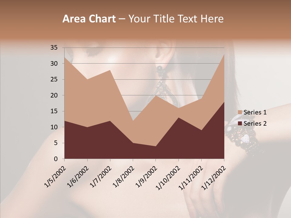 Girl Attractive Lady PowerPoint Template