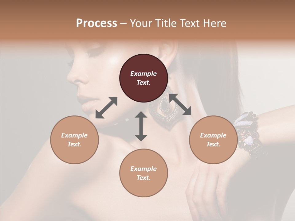 Girl Attractive Lady PowerPoint Template