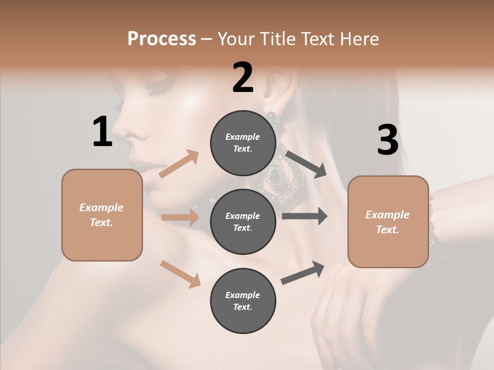 Girl Attractive Lady PowerPoint Template