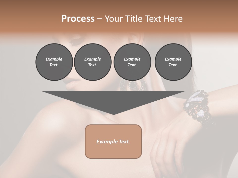 Girl Attractive Lady PowerPoint Template