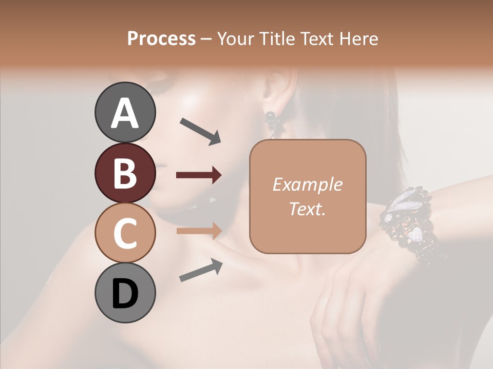 Girl Attractive Lady PowerPoint Template