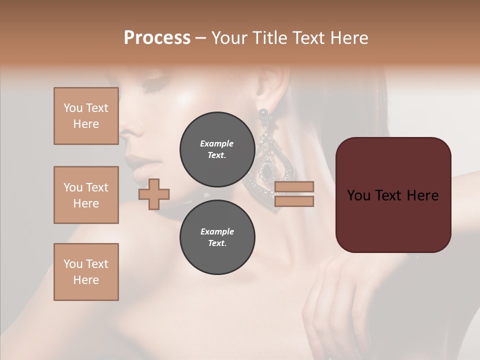 Girl Attractive Lady PowerPoint Template