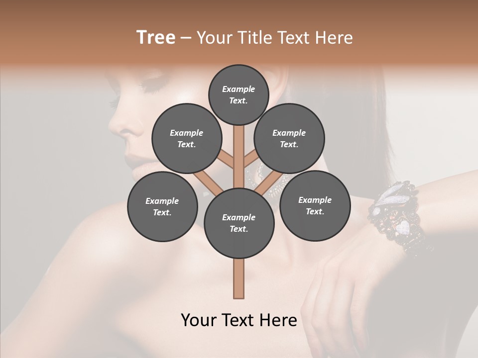 Girl Attractive Lady PowerPoint Template