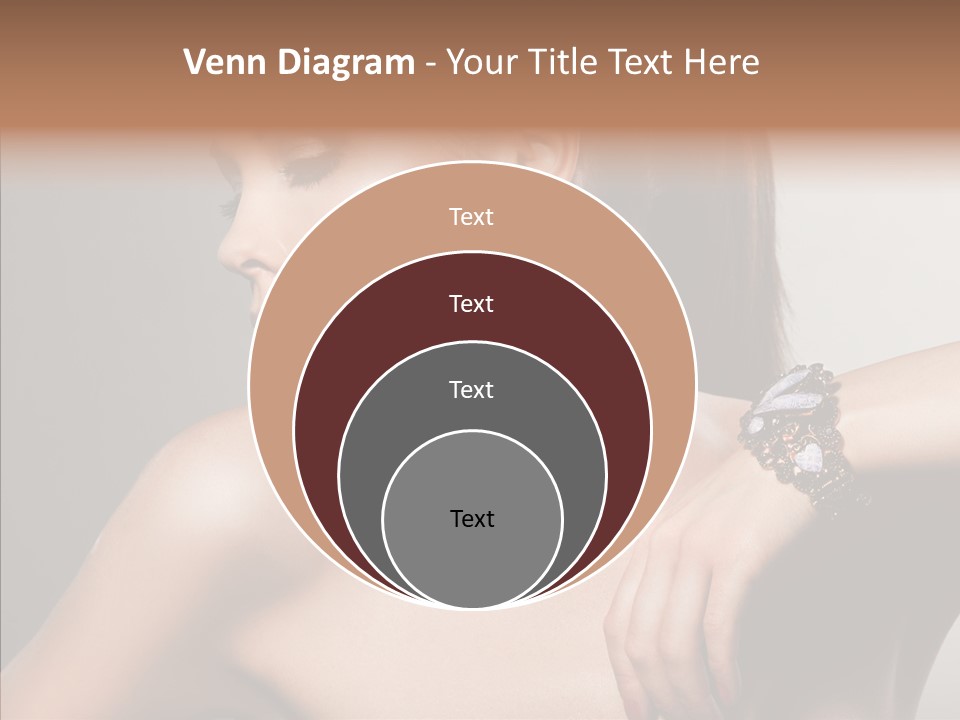 Girl Attractive Lady PowerPoint Template