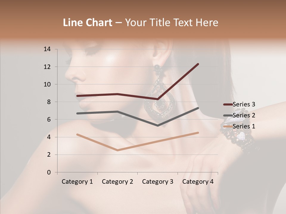 Girl Attractive Lady PowerPoint Template