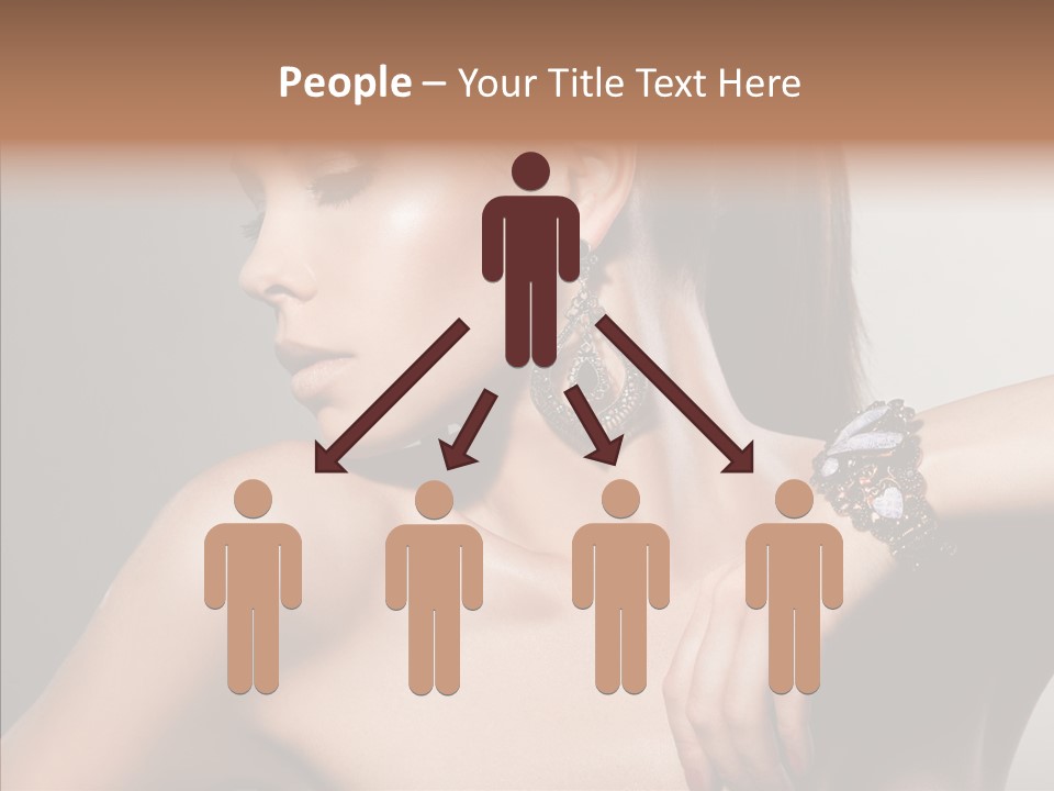 Girl Attractive Lady PowerPoint Template