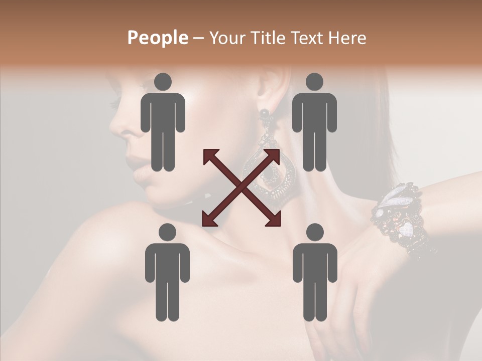 Girl Attractive Lady PowerPoint Template