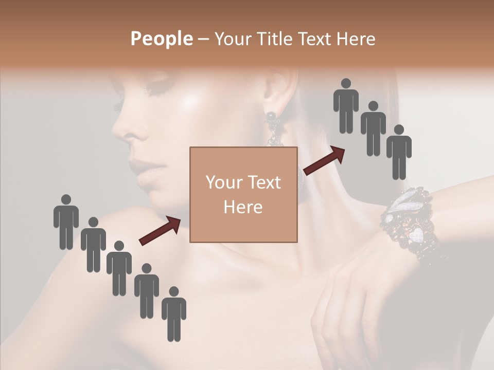 Girl Attractive Lady PowerPoint Template