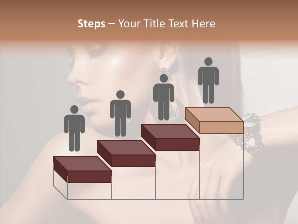 Girl Attractive Lady PowerPoint Template