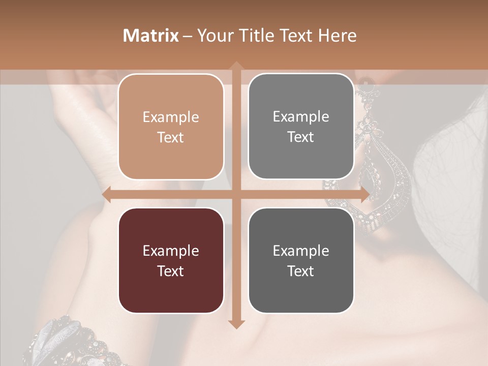 Jewelry Elegance Human PowerPoint Template