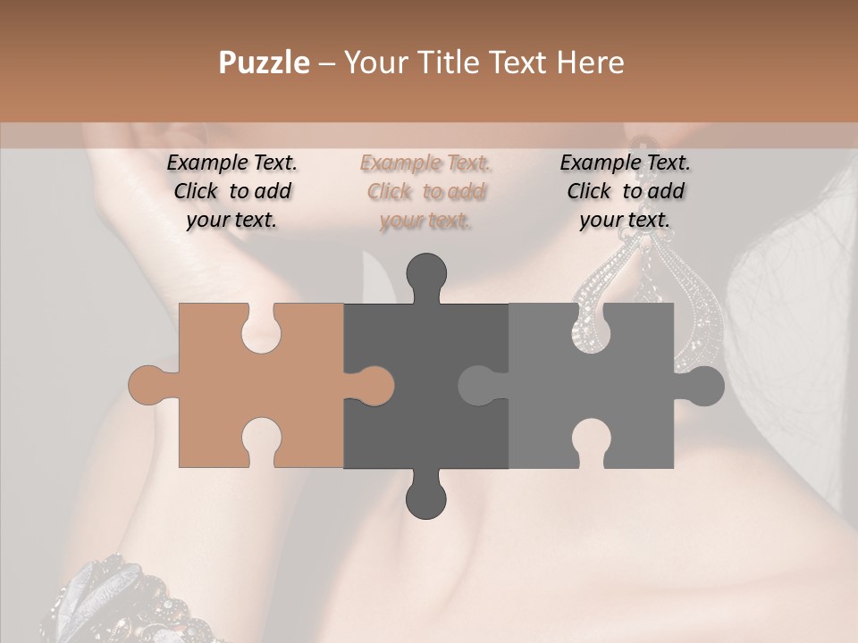 Jewelry Elegance Human PowerPoint Template