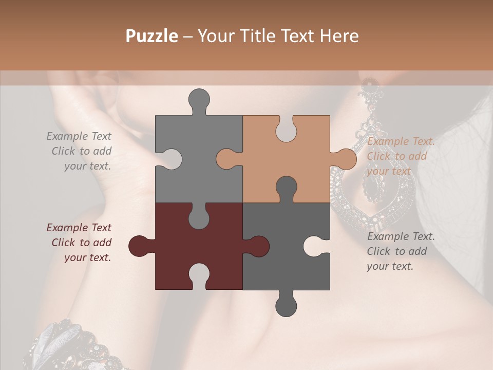 Jewelry Elegance Human PowerPoint Template