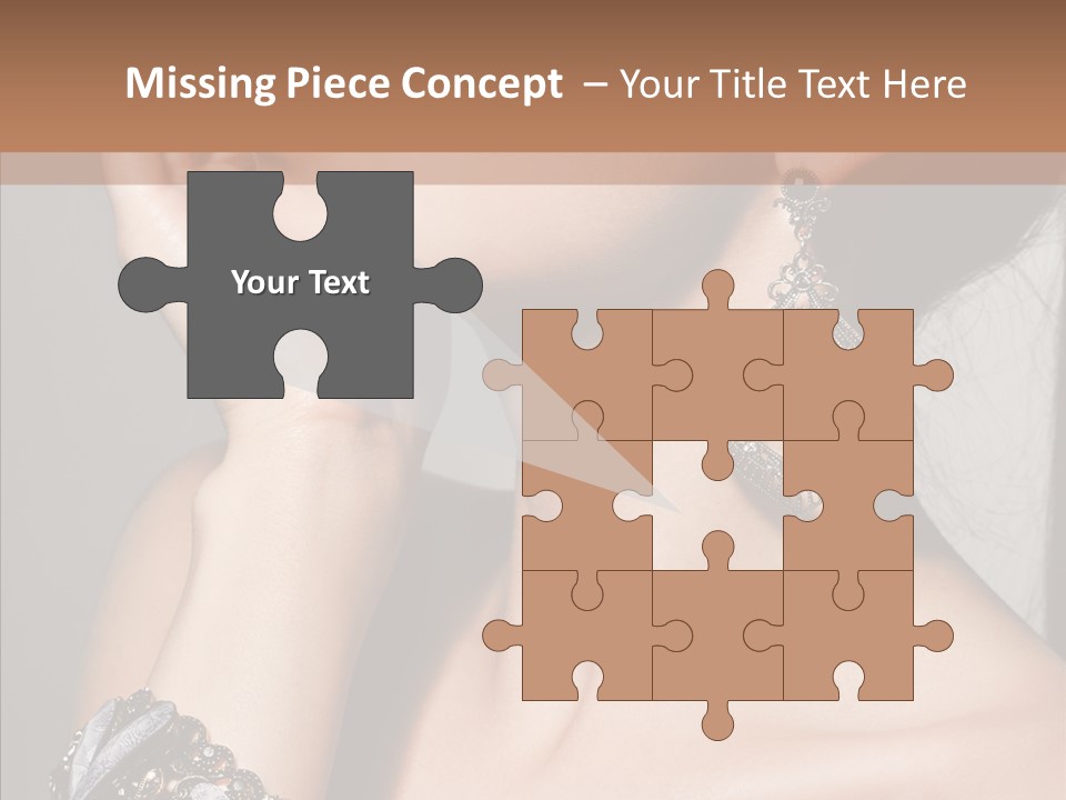 Jewelry Elegance Human PowerPoint Template