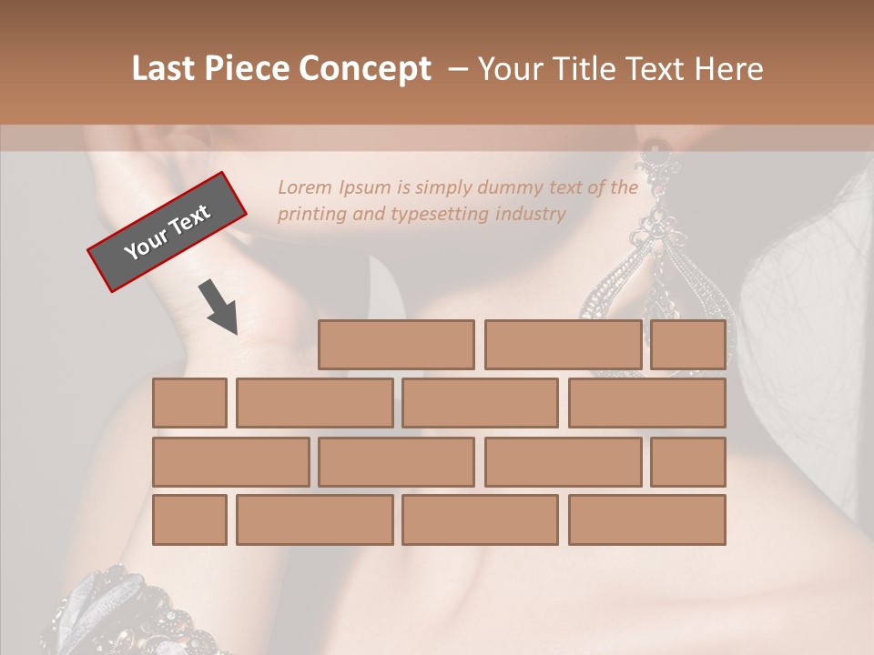 Jewelry Elegance Human PowerPoint Template