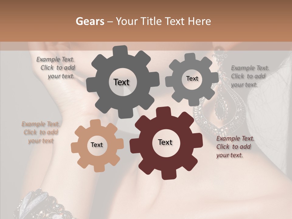 Jewelry Elegance Human PowerPoint Template