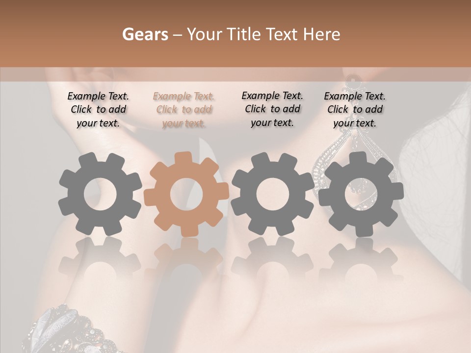 Jewelry Elegance Human PowerPoint Template