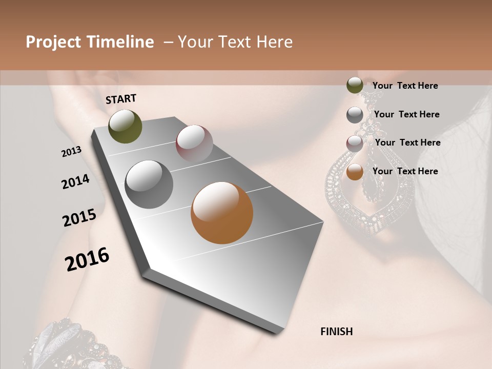 Jewelry Elegance Human PowerPoint Template