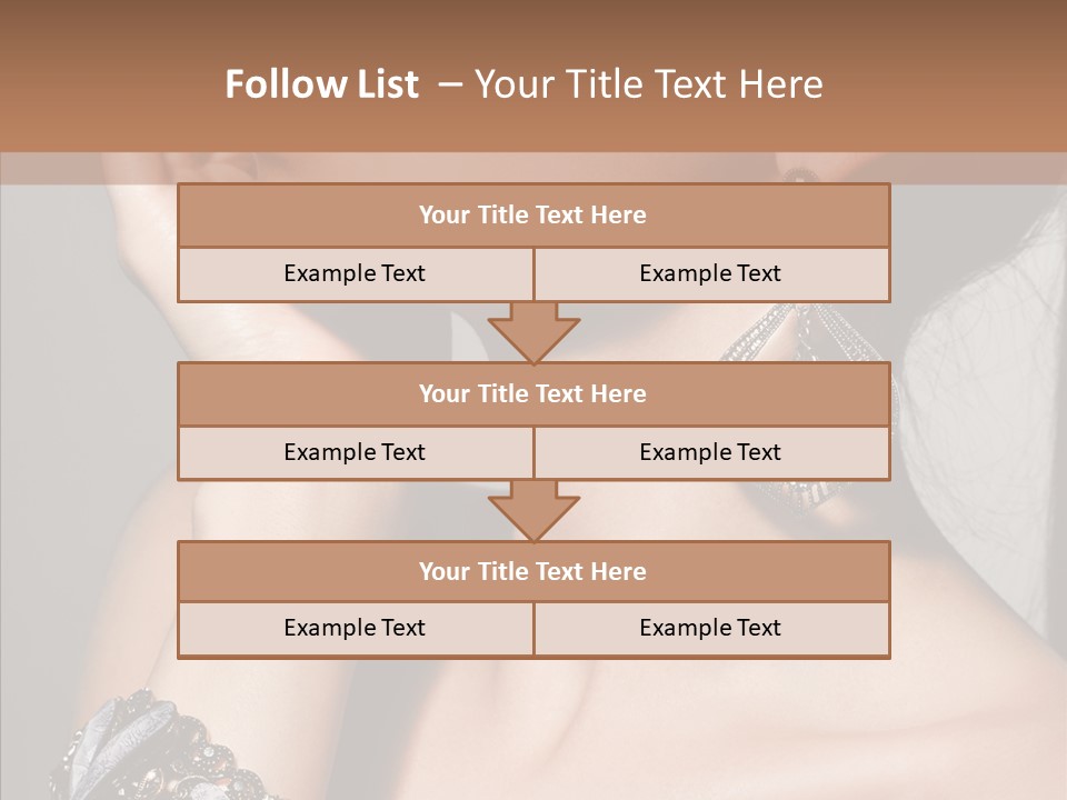 Jewelry Elegance Human PowerPoint Template