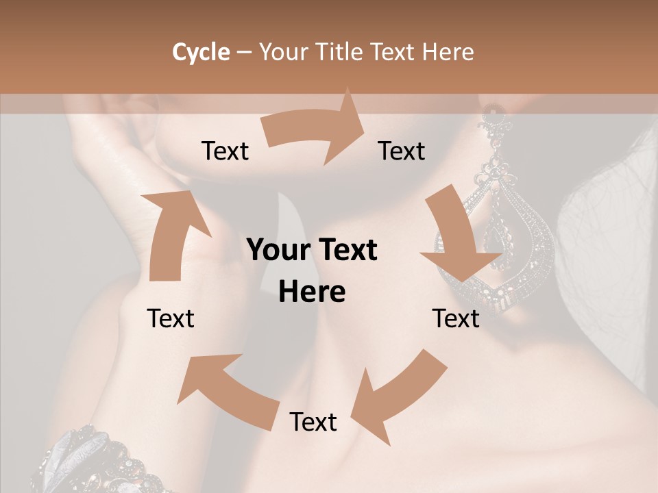 Jewelry Elegance Human PowerPoint Template