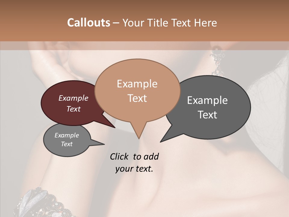 Jewelry Elegance Human PowerPoint Template