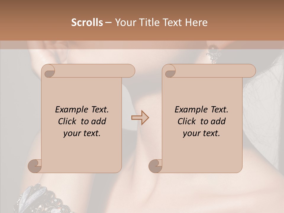 Jewelry Elegance Human PowerPoint Template