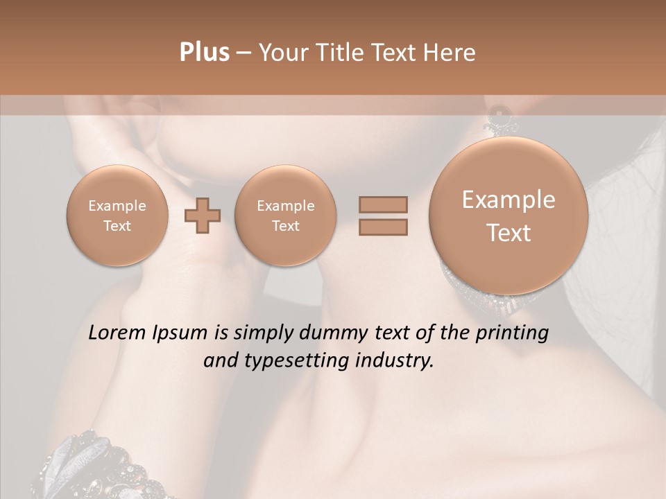 Jewelry Elegance Human PowerPoint Template