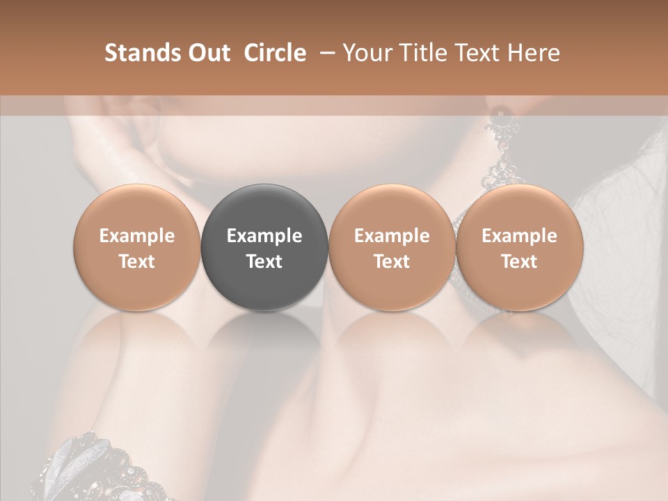 Jewelry Elegance Human PowerPoint Template