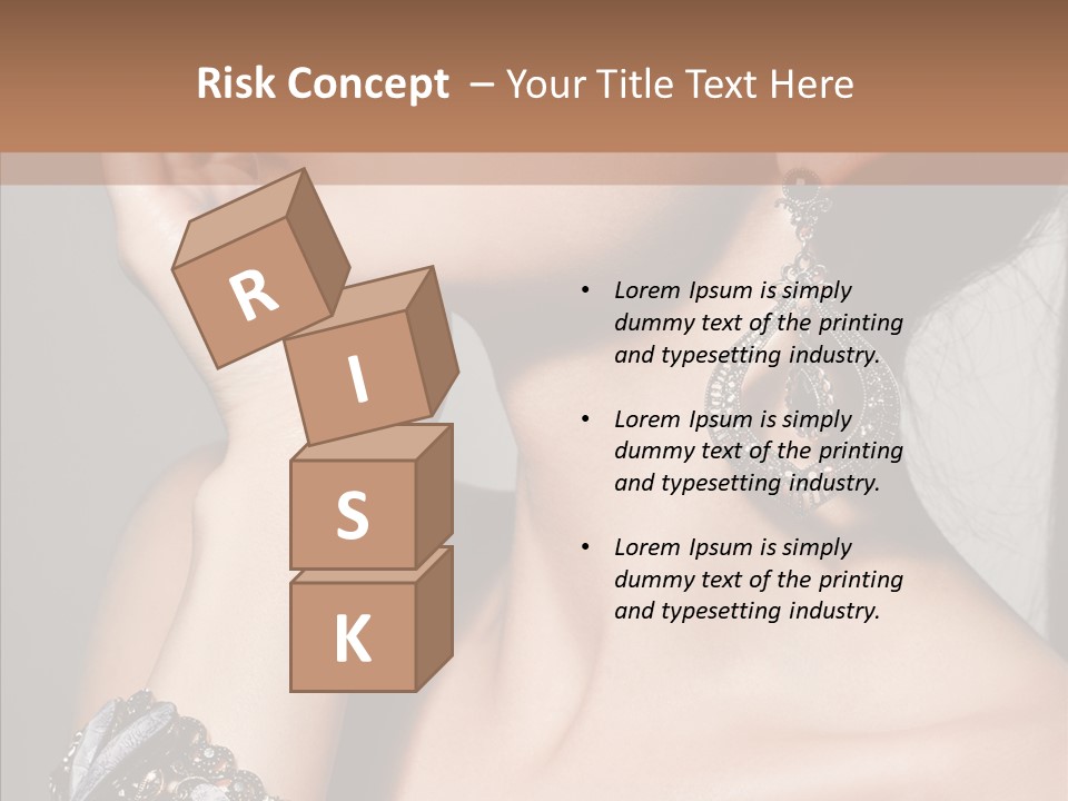 Jewelry Elegance Human PowerPoint Template