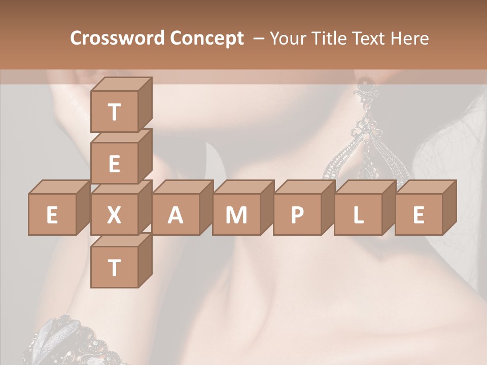 Jewelry Elegance Human PowerPoint Template