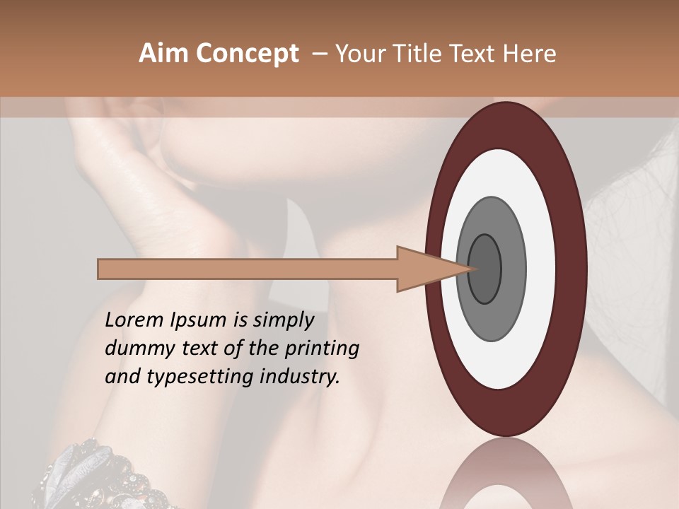 Jewelry Elegance Human PowerPoint Template