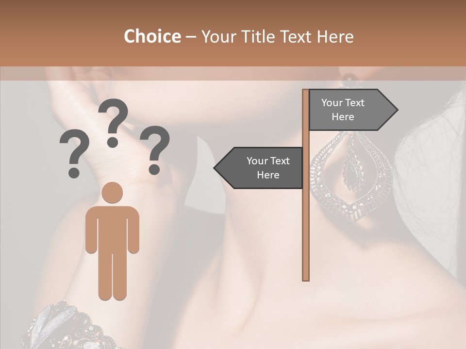 Jewelry Elegance Human PowerPoint Template