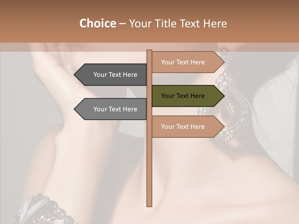 Jewelry Elegance Human PowerPoint Template