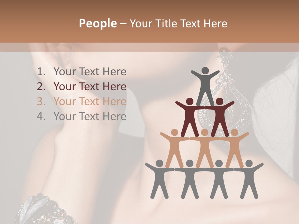 Jewelry Elegance Human PowerPoint Template