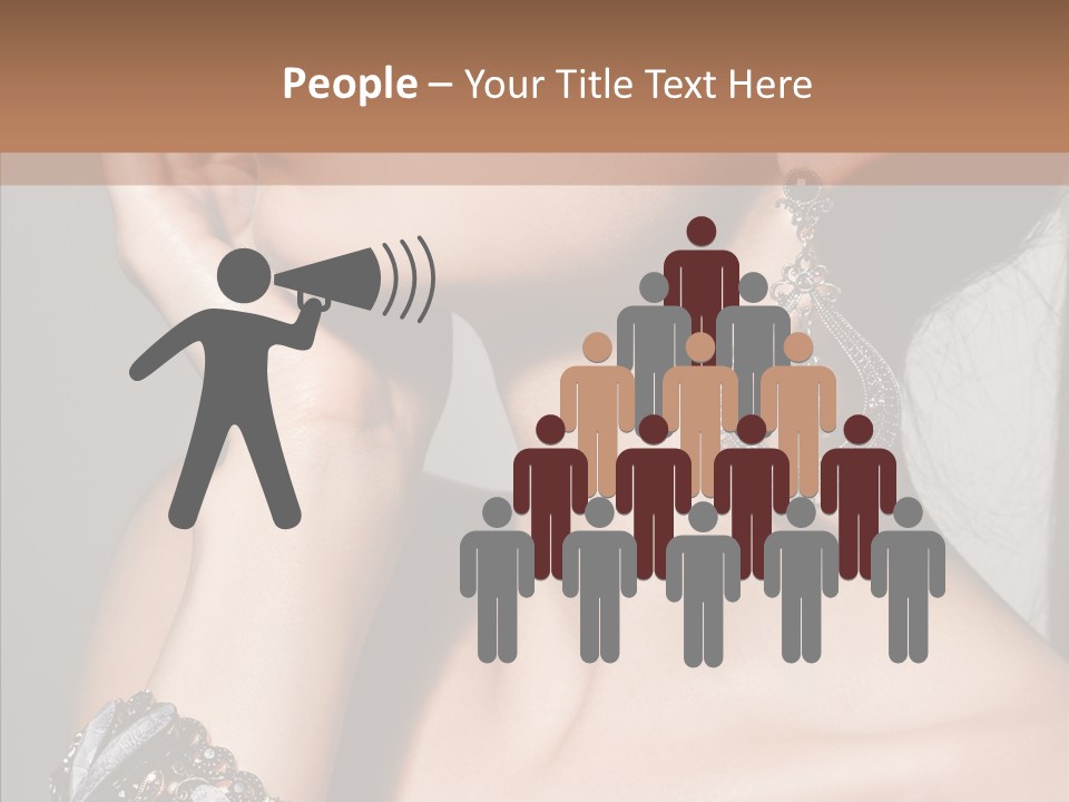 Jewelry Elegance Human PowerPoint Template