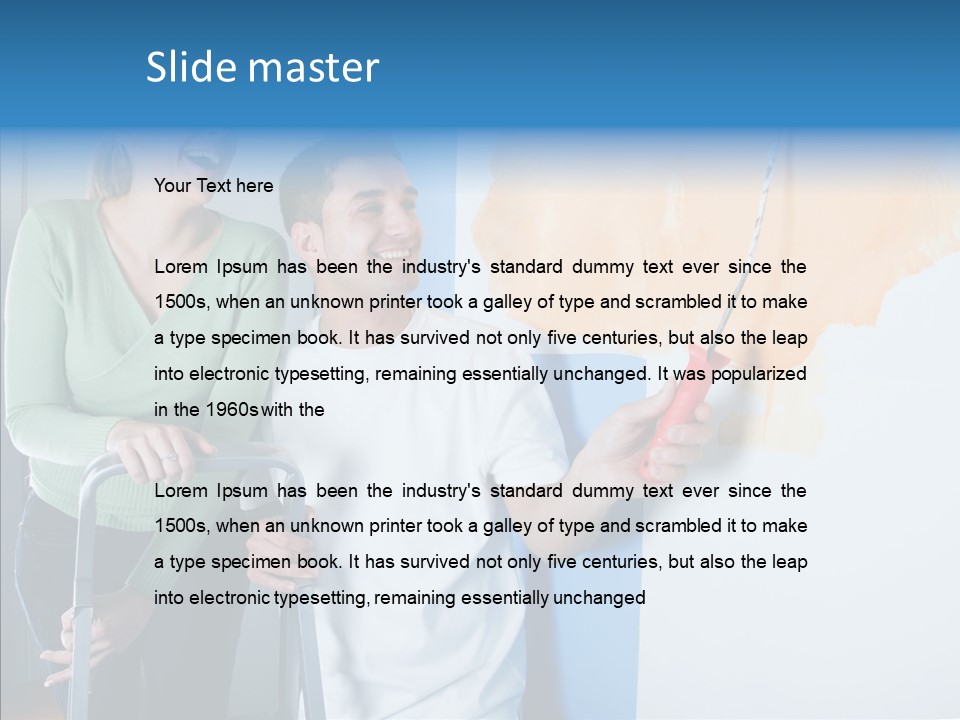 Cheerful Love Moving PowerPoint Template