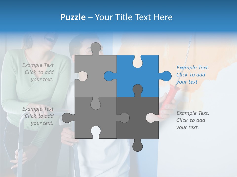 Cheerful Love Moving PowerPoint Template