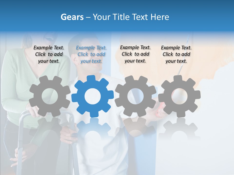 Cheerful Love Moving PowerPoint Template