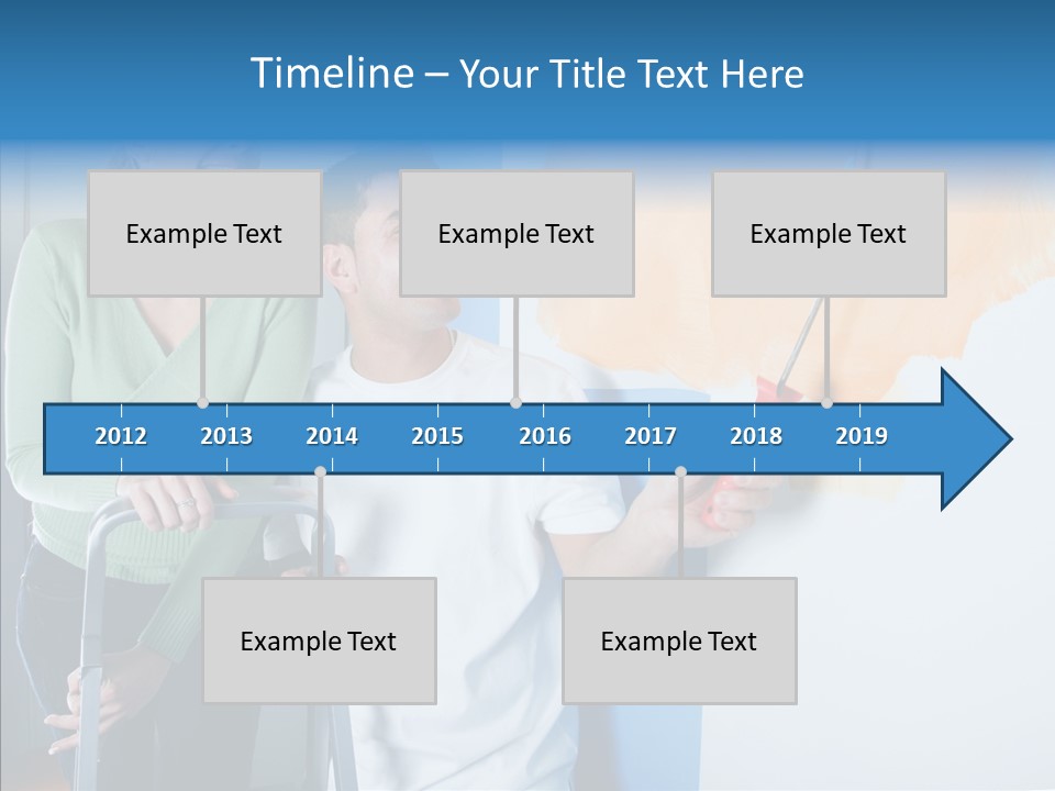 Cheerful Love Moving PowerPoint Template